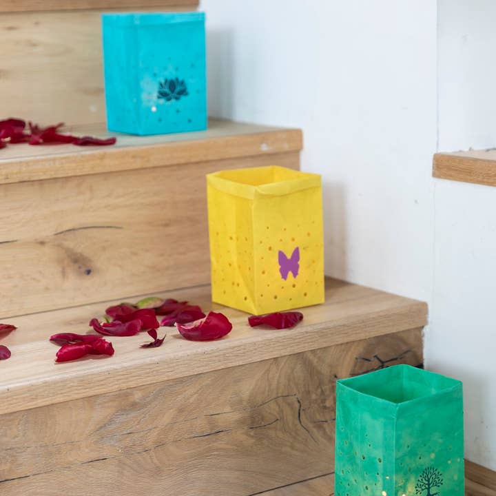 Koperberg - Wholesale Candle Holder - Candle Bags | set of 4 | Colour mix1