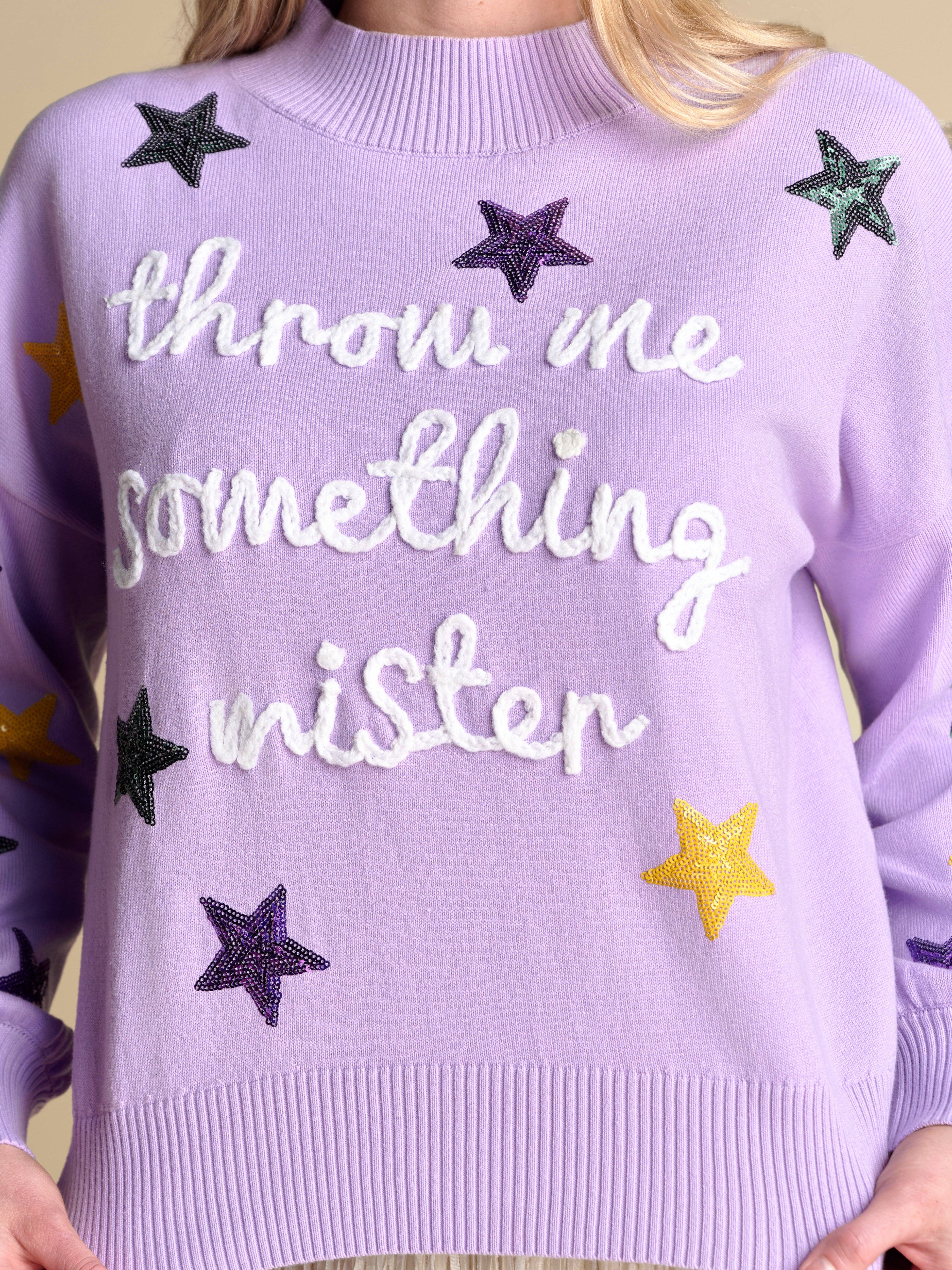 Stewart Simmons - Wholesale Knit Sweater - Women's - The Throw Me Something Mock Neck Sweater1