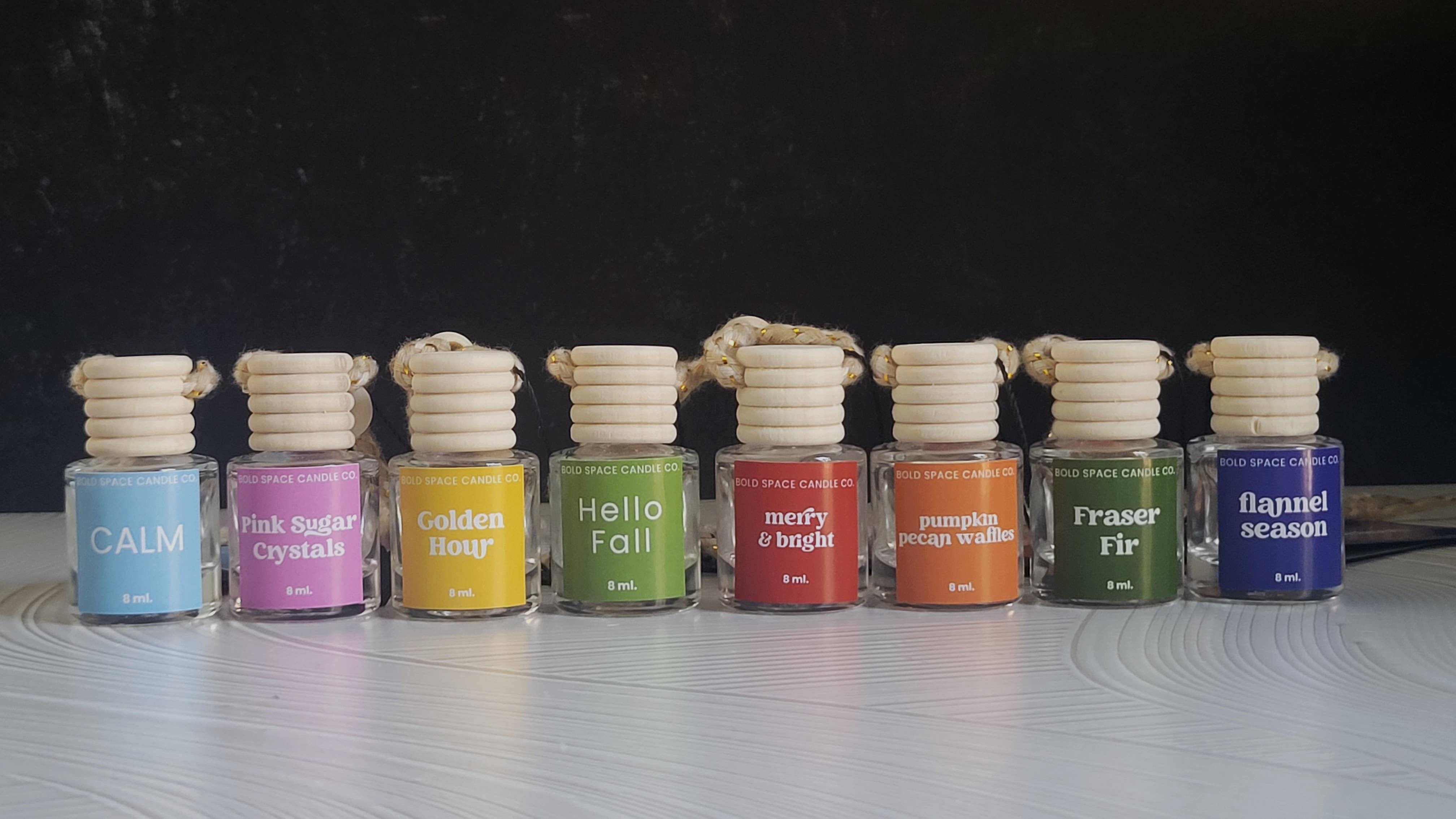 Bold Space Candle Co. – wholesale Reed diffuser – Car Diffusers | Fall, Winter, & Everyday | Variety of Scents6