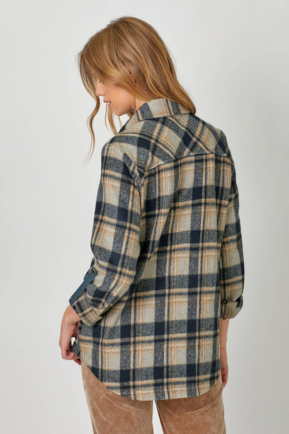 Mystree - Wholesale Shirt Jacket/Shacket - Women's - 60406 Plaid Shacket 8