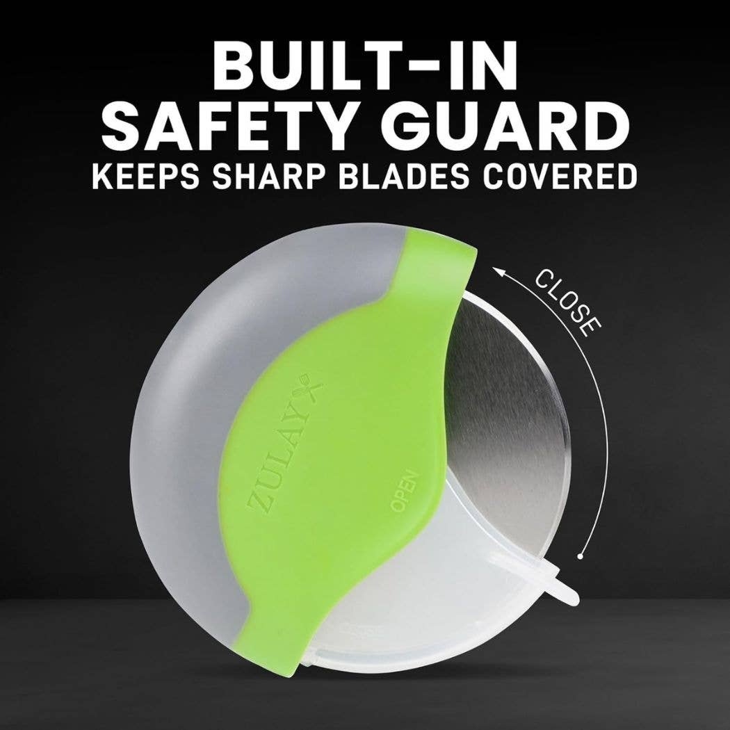 Zulay Kitchen - Vente Roulettes à pizza - Roue à pizza portative - Razor Sharp4