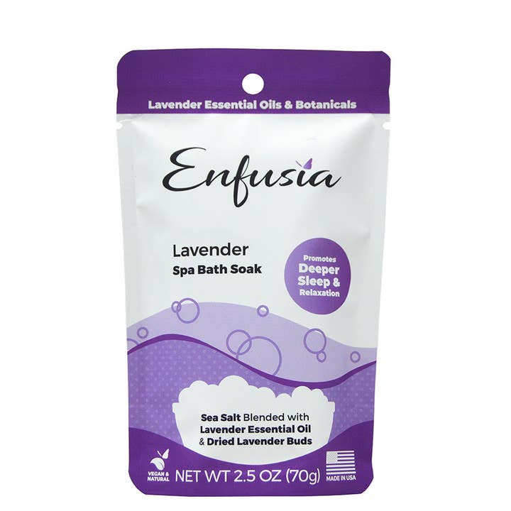 Spa Bath Soak 2.5 oz - Lavender for wholesale by Enfusia