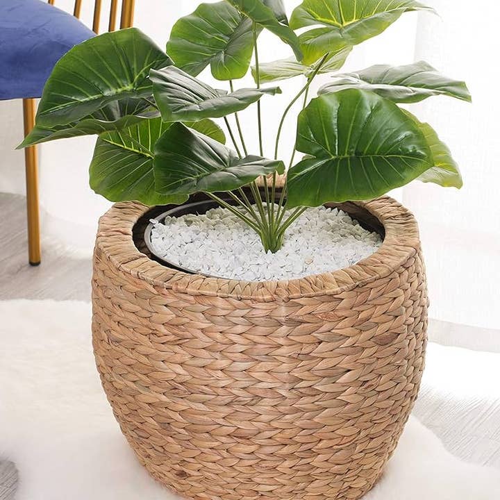 Jardinière suspendue tissée en jacinthe d'eau, panier de jardinière pour la vente par HandiPassion - Vietnamese Handicraft Manufacturer