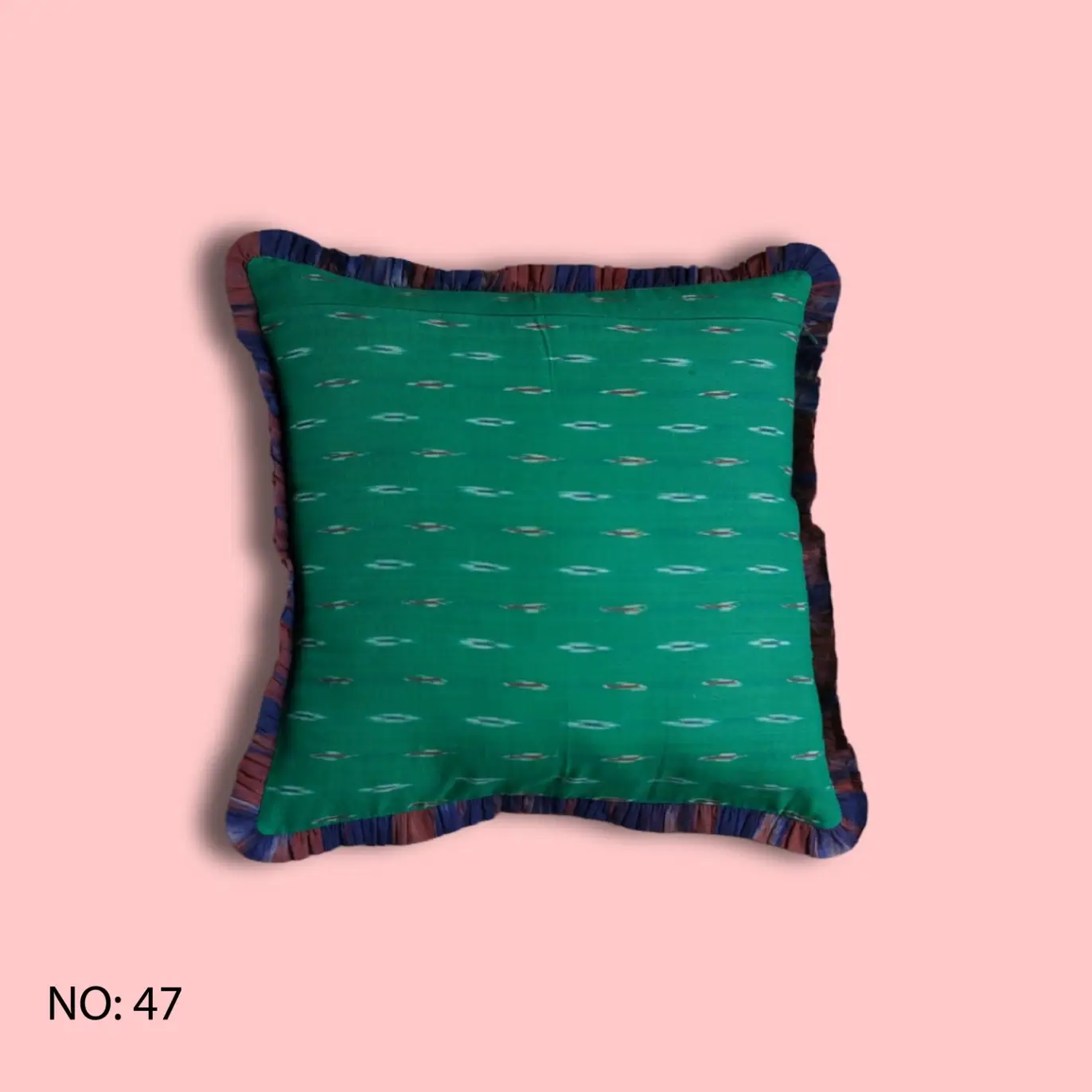 Annahmol - Wholesale Throw Pillow Cover - One of a Kind Vintage Kantha & Ikat Pillow 230