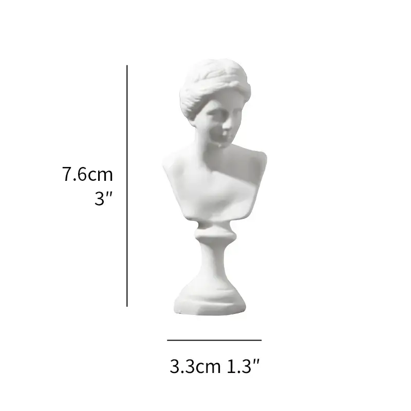 Magnifique Hearts - Wholesale Decorative Figurine - Miniature Greek Busts - Intricately Carved9