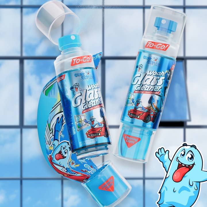 Gunk Getter APC Travel Spray w/Cloth - Glass Cleaner for wholesale by Peer Basics