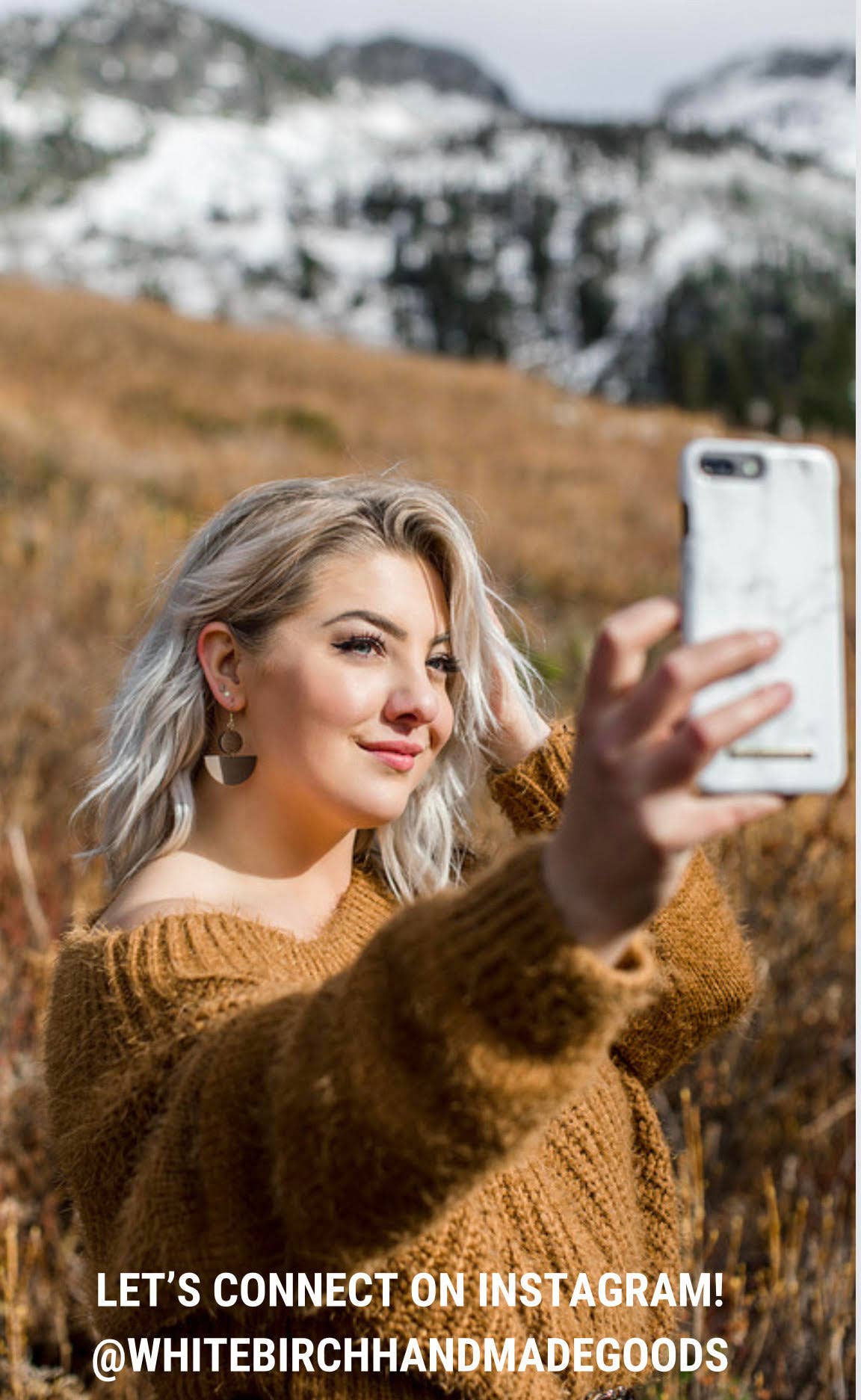 Whitebirch Handmade Goods – Brincos de argola por atacado – Brincos de folha de couro rosa nude6