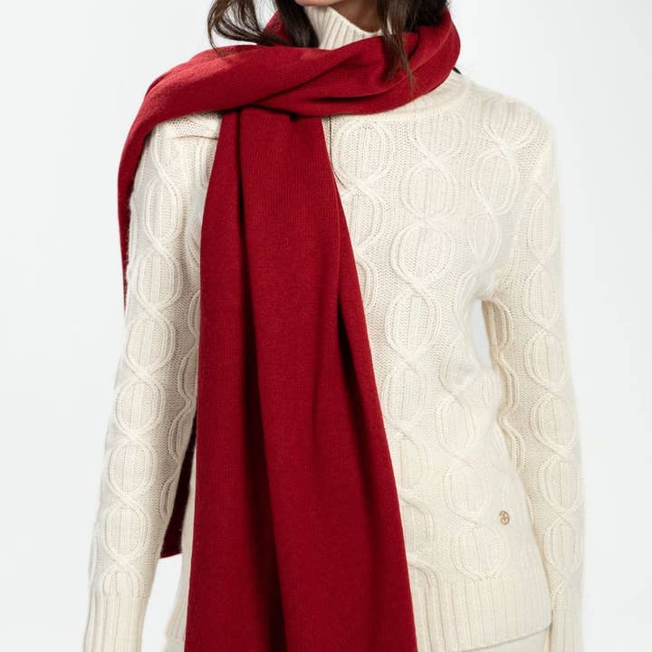 Bel Cashmere S.C. - Venta al por mayor Bufanda - Unisex - Bufanda Grande de Punto de Cachemira y Lana1