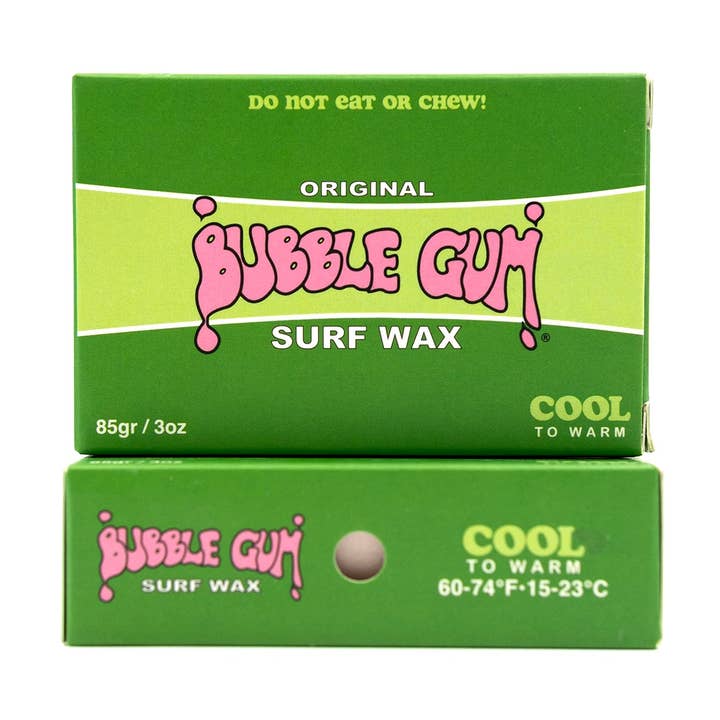 Boîte à cire de surf Bubble Gum « Original Formula », froide à chaude pour la vente par Bubble Gum Surf Wax