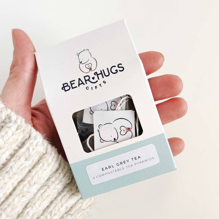 BearHugs – wholesale Tea bags – English Breakfast or Earl Grey Tea Mini Pack3