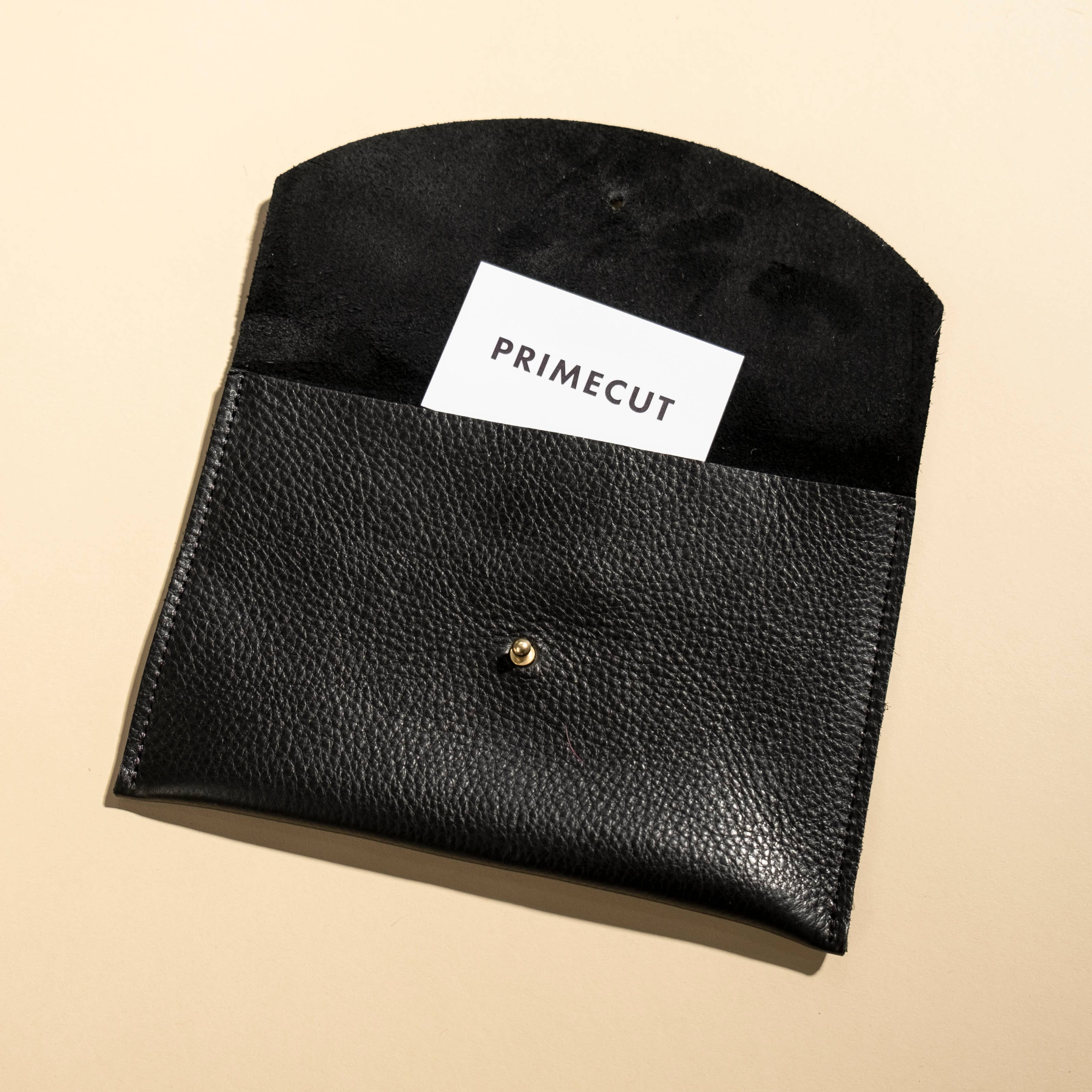 Primecut – Engroshandel Clutch - Dame – Konvolut Pouch - Sort Læder1