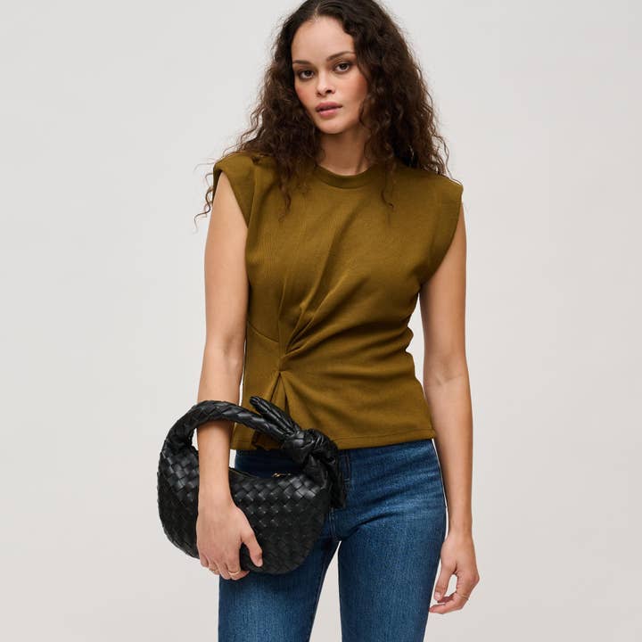 Urban Expressions - Wholesale Clutch Bag - Women's - Lizbeth Woven Knot Clutch