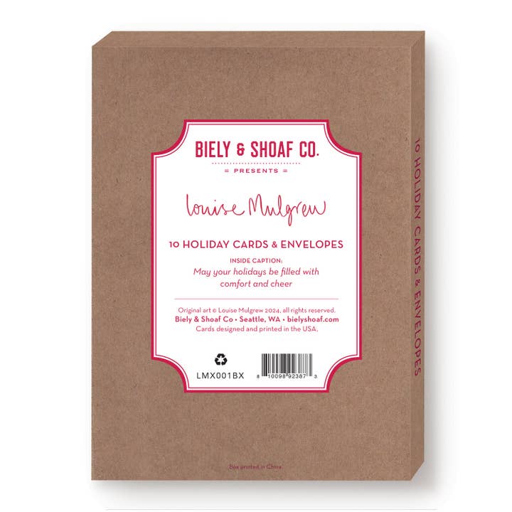 Biely & Shoaf - Wholesale Christmas Card - Animals In Stockings Boxed Holiday Cards - Set of 104