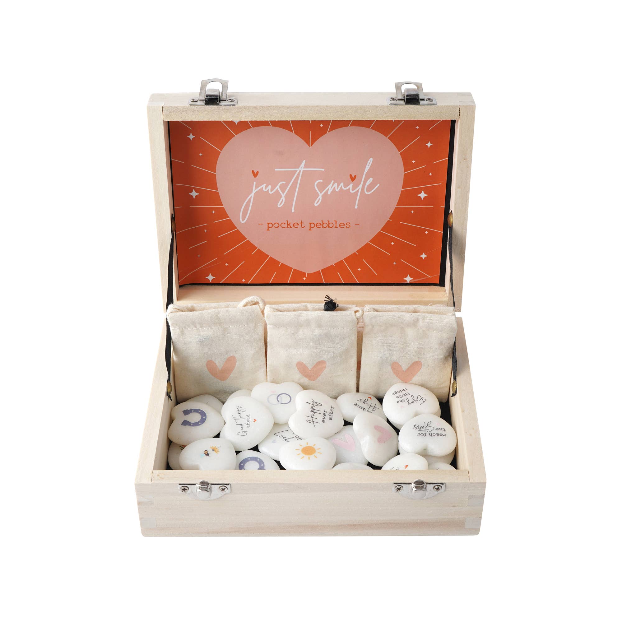 CGB Giftware - Wholesale Keepsake Coin/Token - Just Smile 12 Assorted Pebbles In Box3