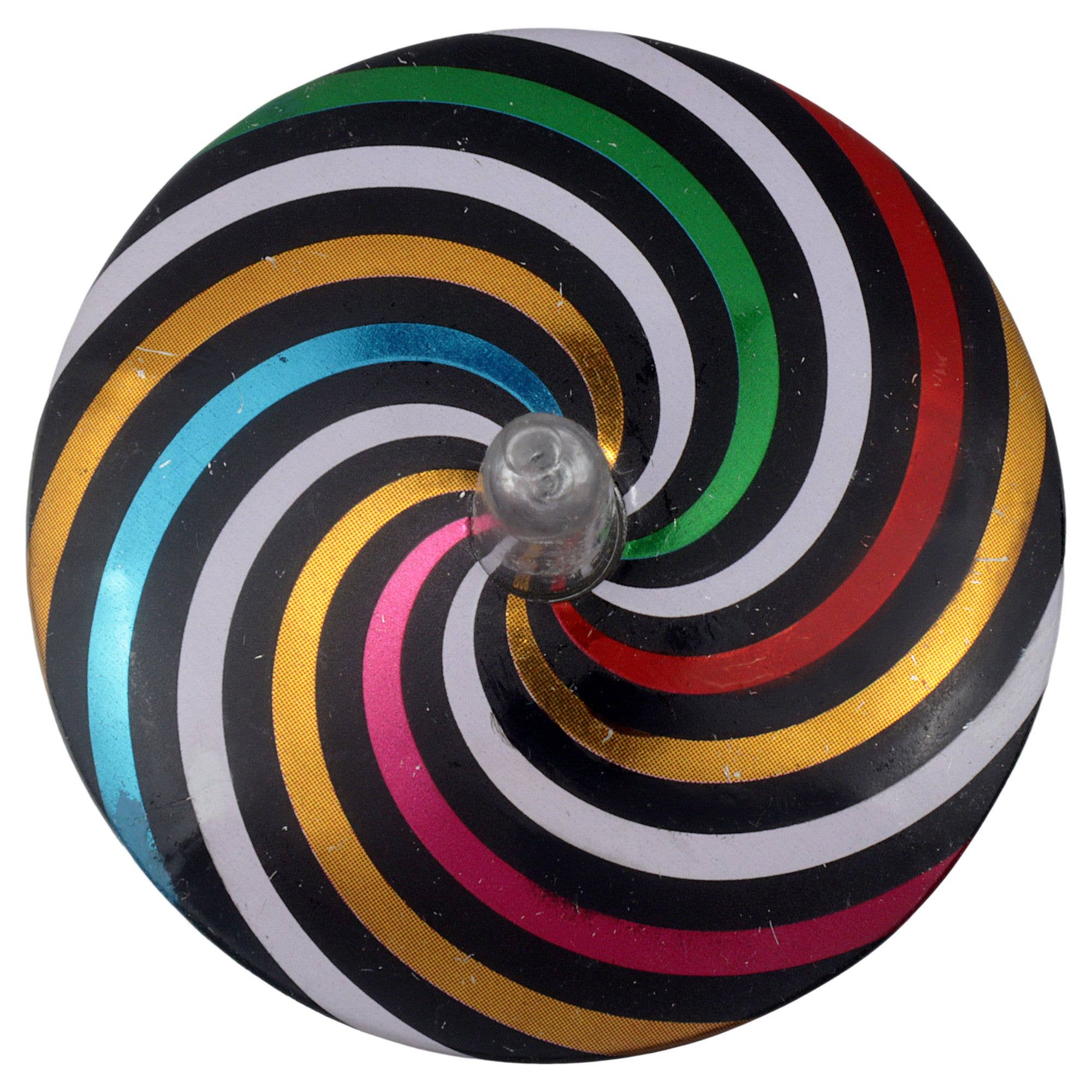 Tribal Trade GmbH - Wholesale Classic Toy - Kids - Tin toy gyro 01 spiral colorful tin gyro2