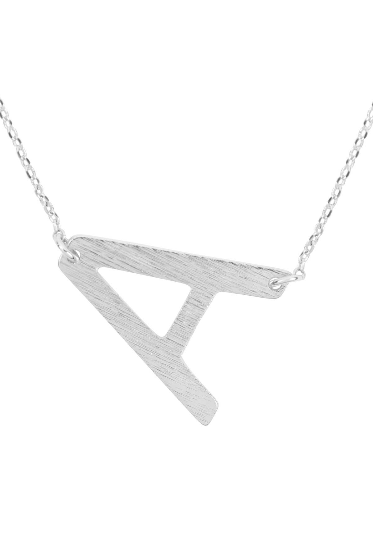 MYS Wholesale Inc - Wholesale Pendant/Charm Necklace - Initial Rough Finish Chain Necklace54