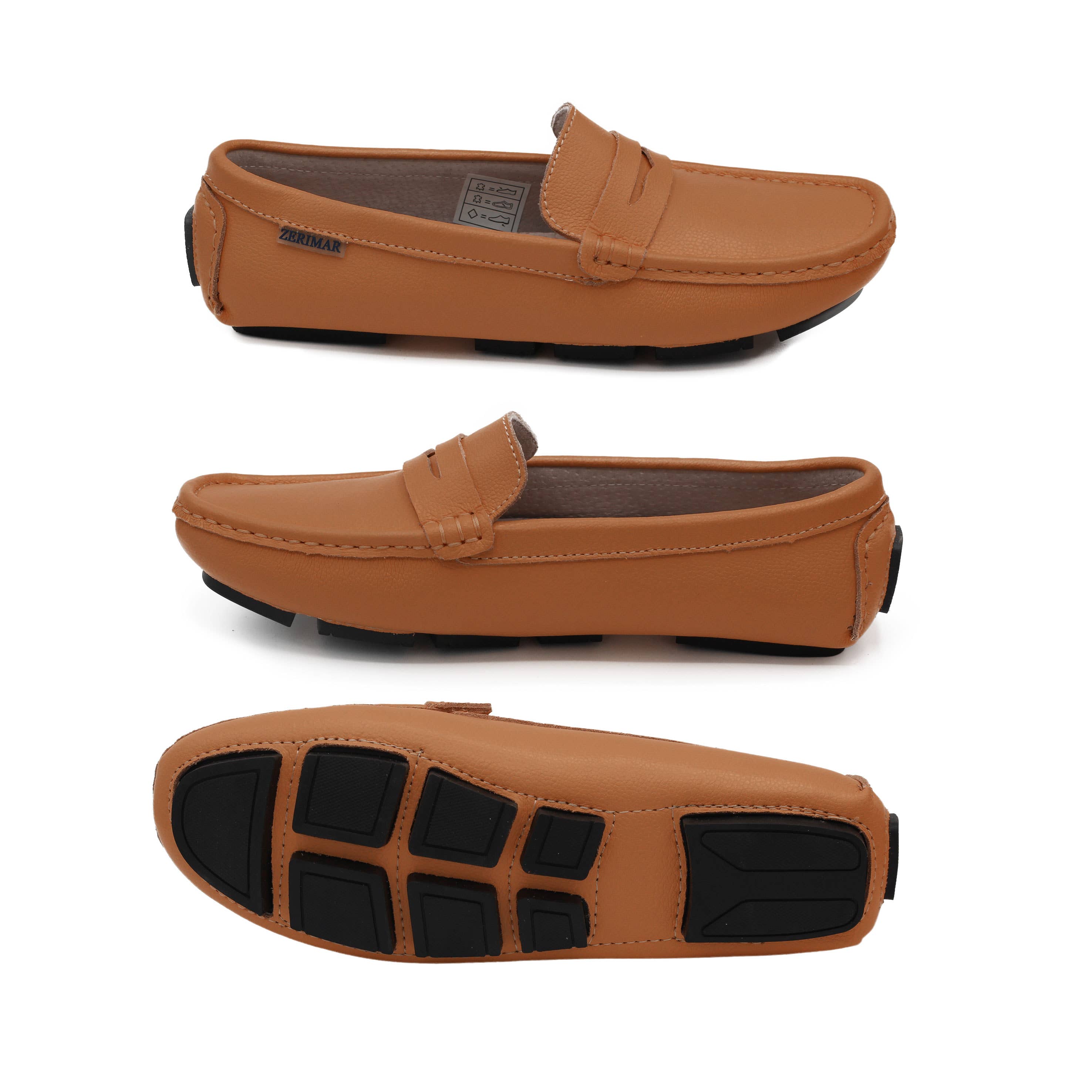 Zerimar 1942 - Wholesale Loafers - Women's - Women's Leather Moccasin Loafer Flat Shoes-Zerimar9