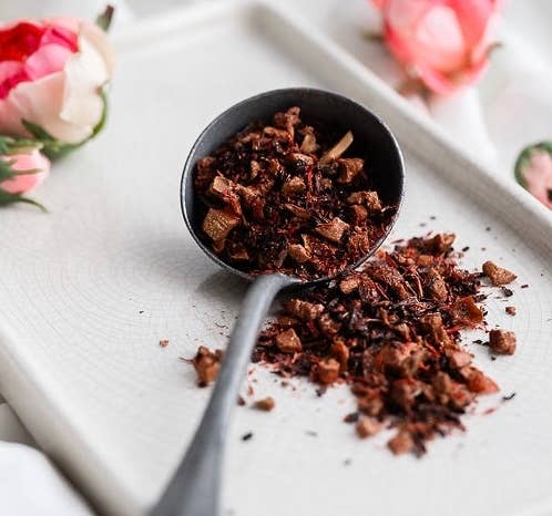 Unicorn Glitter Tea - Venta al por mayor Tés a granel - Té artesanal con purpurina Almond Rose Sunset - Almendra e Hibisco3