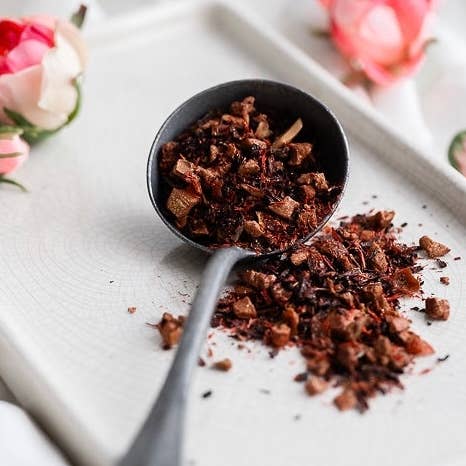 Unicorn Glitter Tea - Venta al por mayor Tés a granel - Té artesanal con purpurina Almond Rose Sunset, almendra, hibisco 3