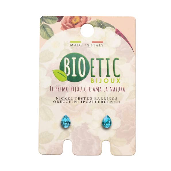 Goccia Light Turchese 47C35 Earrings for wholesale by Bioetic bijoux
