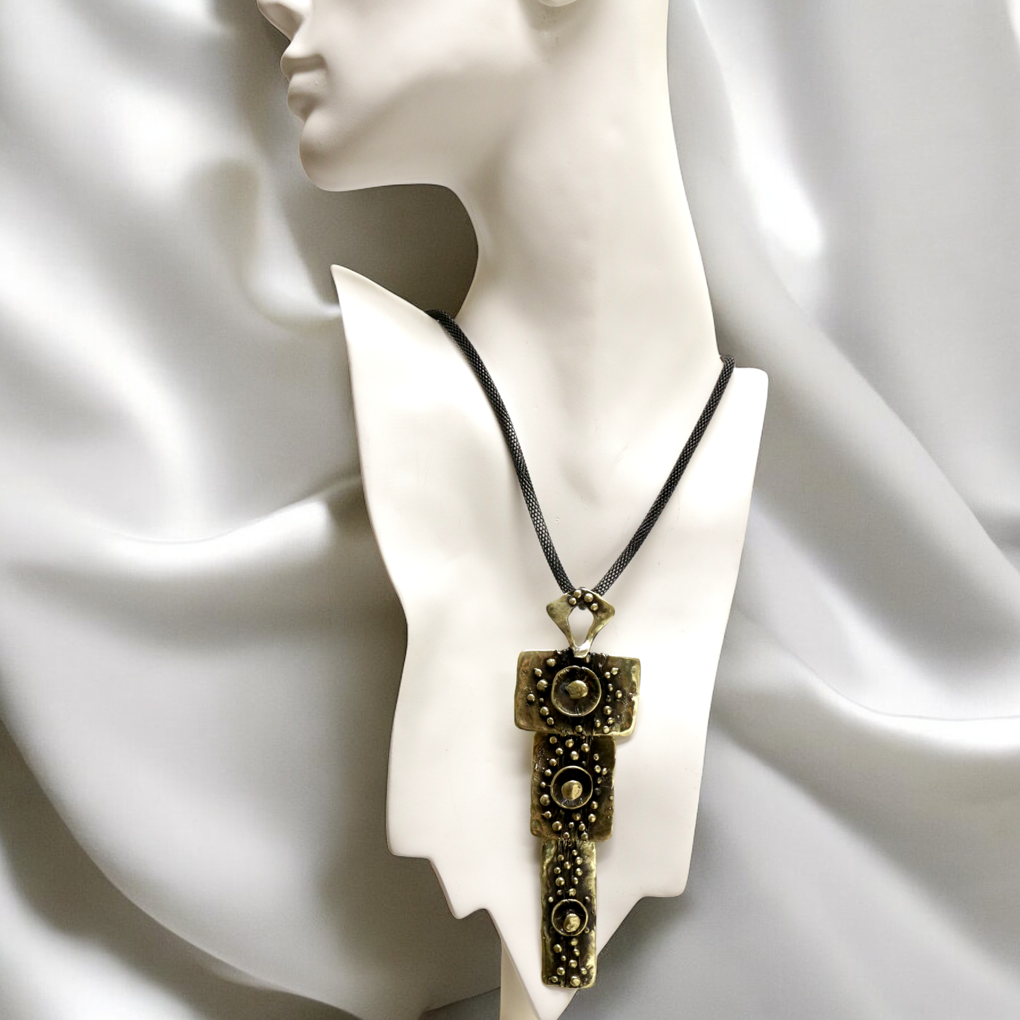 The Ancient Bazaar Jewelry & Accessories - Wholesale Pendant/Charm Necklace - Item # BRN-1065 - Brass Necklace 4