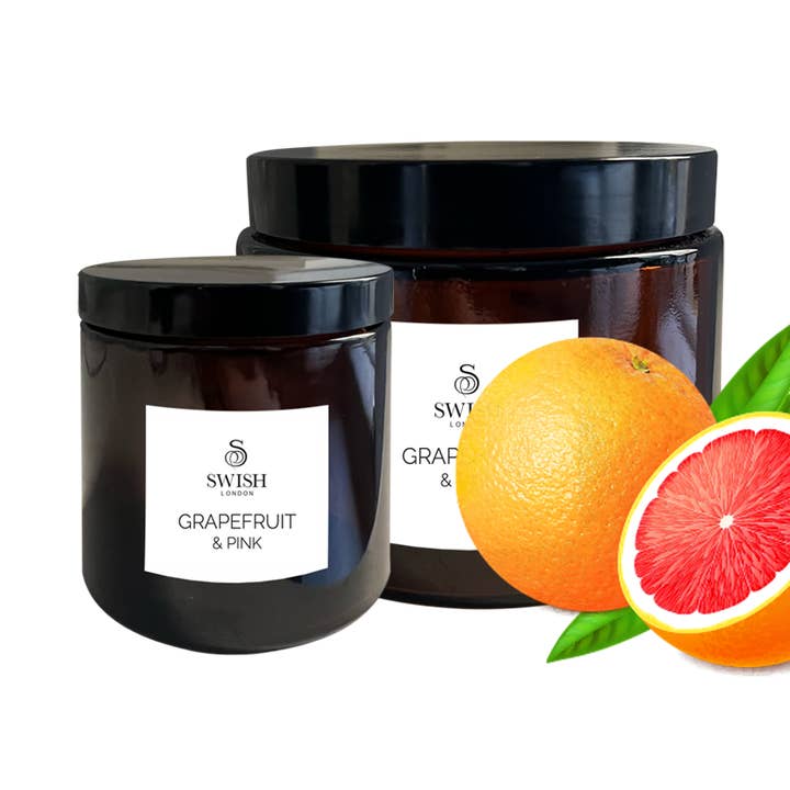 Soy & Coconut Wax Kæledyrsvenligt stearinlys - Grapefrugt for engroshandel hos Swish London