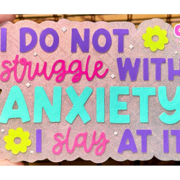 Slay At Anxiety Freshie | Ambientador para Carro | Saúde Mental por atacado de Crafting Cleveland