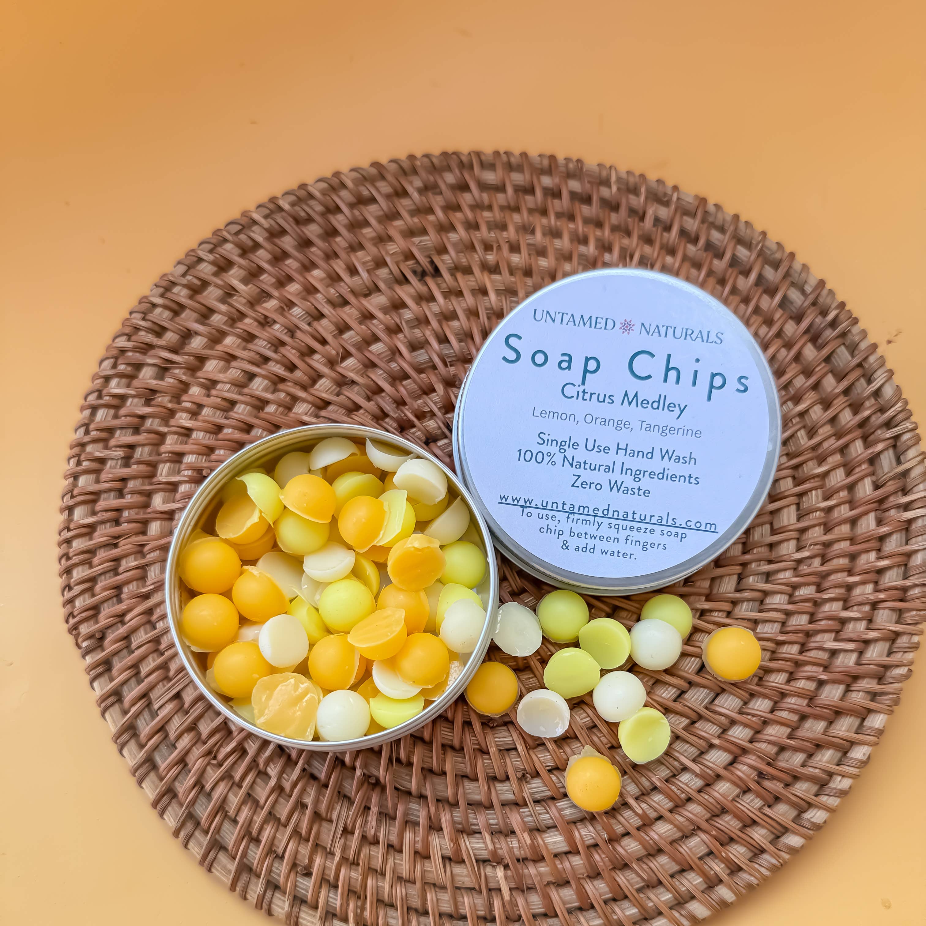 Untamed Naturals - Wholesale Bar Soap - Soap Chips - Single Use, Zero Waste, Vegan Travel Hand Soap
0