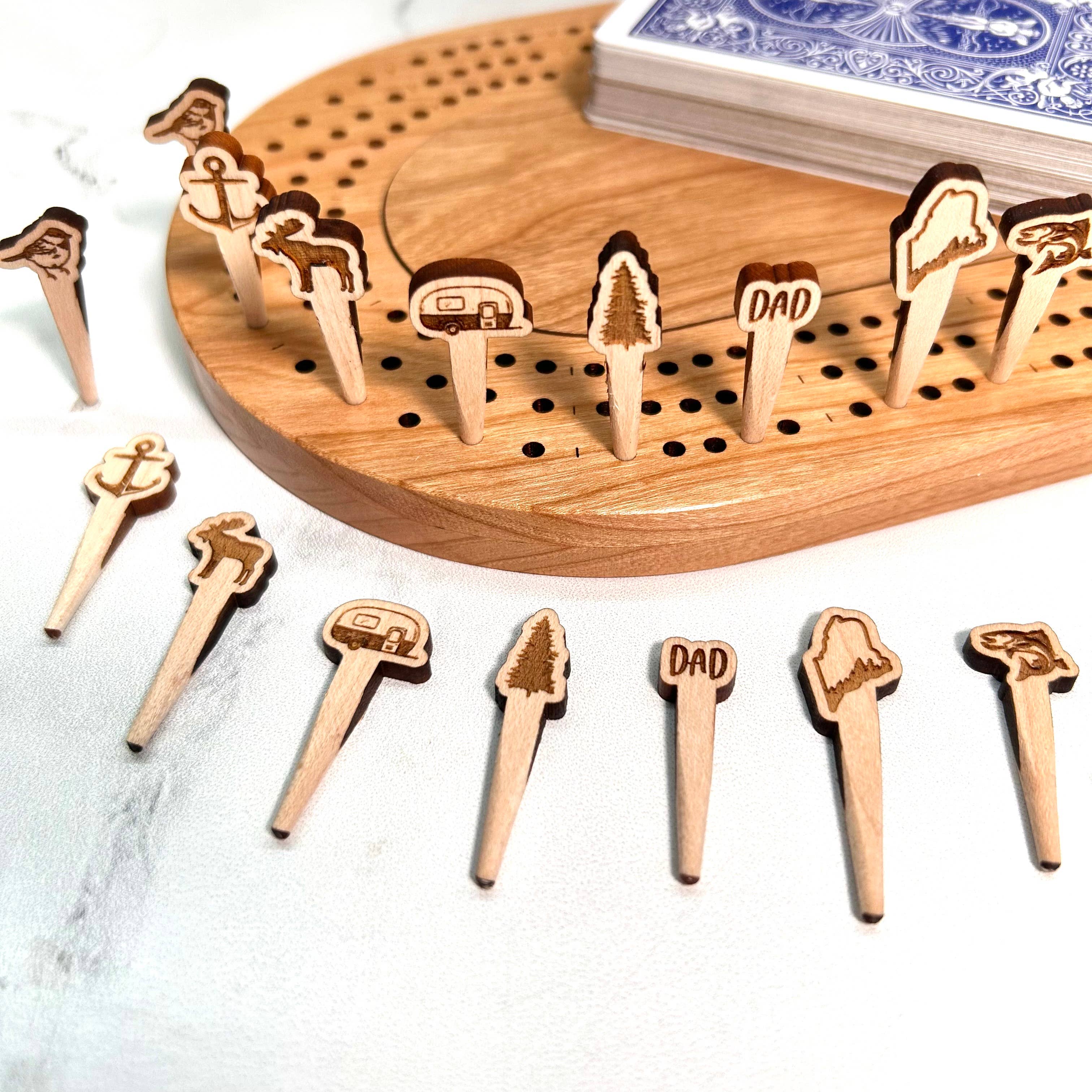 Cast & Carve - Wholesale Bordspel - Deluxe Wildlife Mini-wiegplank met aangepaste haringen2