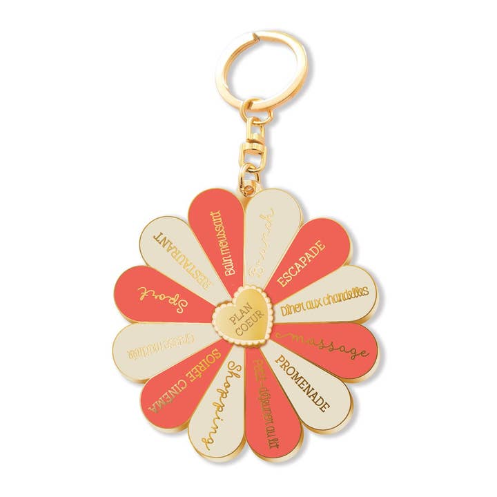 Llavero metálico La Parenthese - Moments complicit para venta al por mayor de Hirondelle & Cie