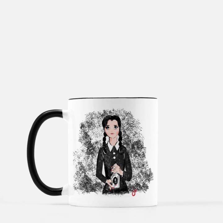 Wednesday Addams Mug for wholesale by Jennifer Vallez