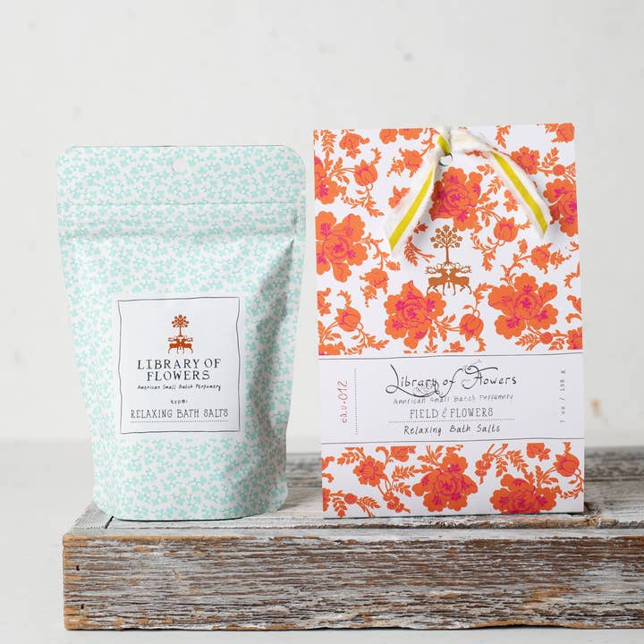 Library of Flowers - Wholesale Bath Salts - FIELD & FLOWERS SALTS 0