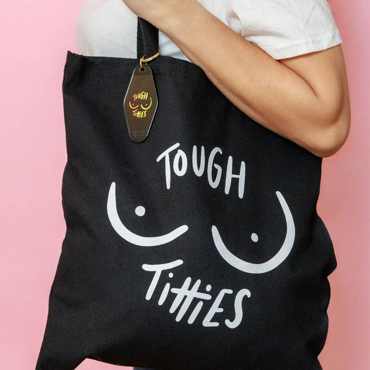 Tough Titties - Wholesale Tote Bag - Women's - Tough Titties Cotton Tote Bag1