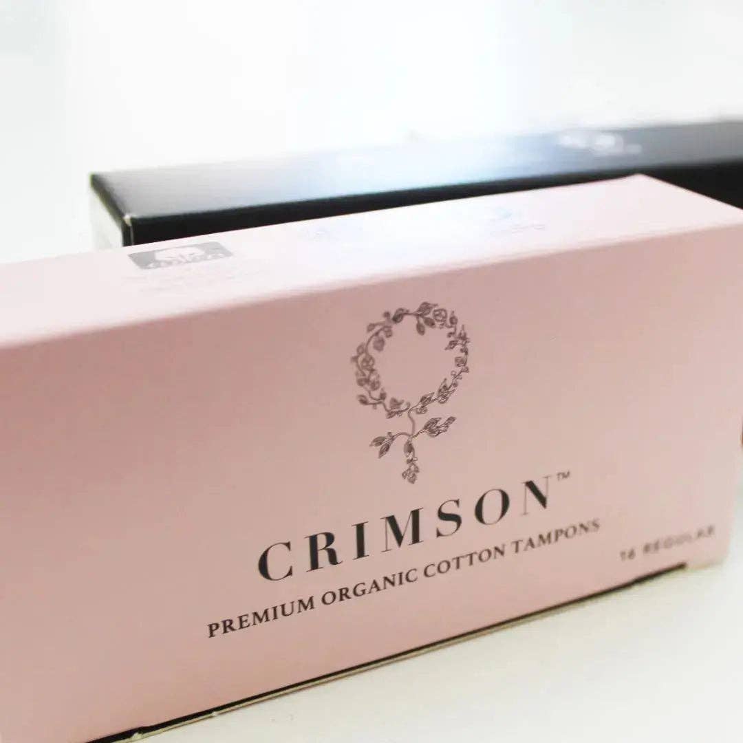 Crimson Organic – Großhandel Tampons – Großhandel – Reguläre Bio-Baumwolltampons (24 Schachteln)4
