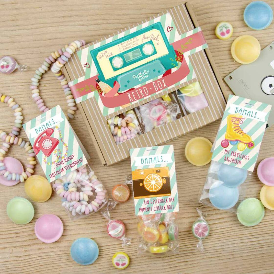 Der Zuckerbäcker – wholesale Gelégodis – Retro-gåvobox med blandade klassiska godisar1