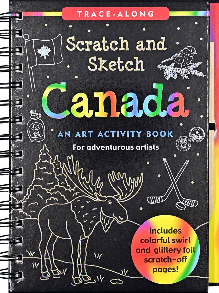 Canada Scratch and Sketch for wholesale by Peter Pauper Press