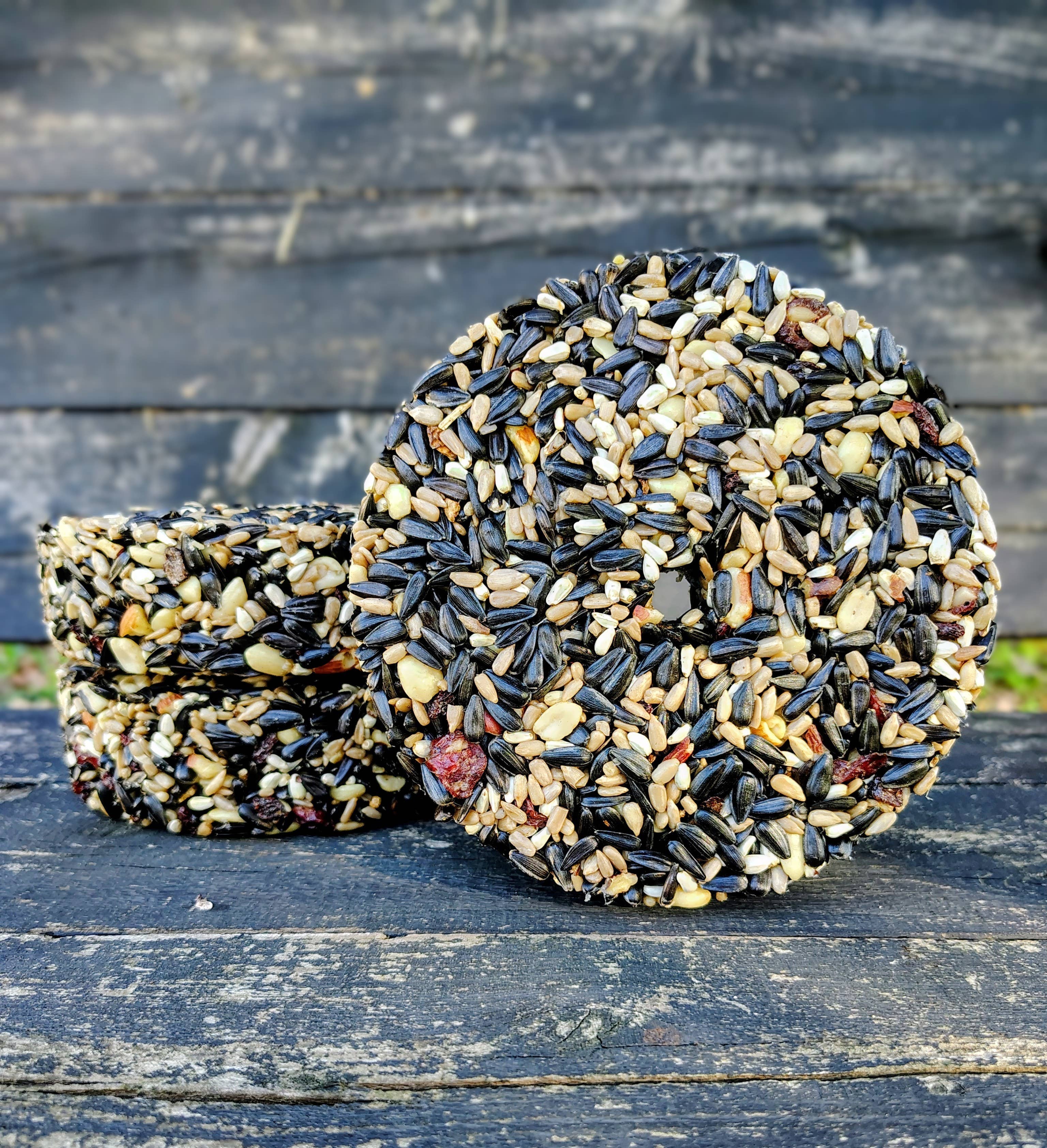 Backyard Tailz - Wholesale Bird Feeder - Stackable 6" Birdseed Patties (Nut Berry Fruit)