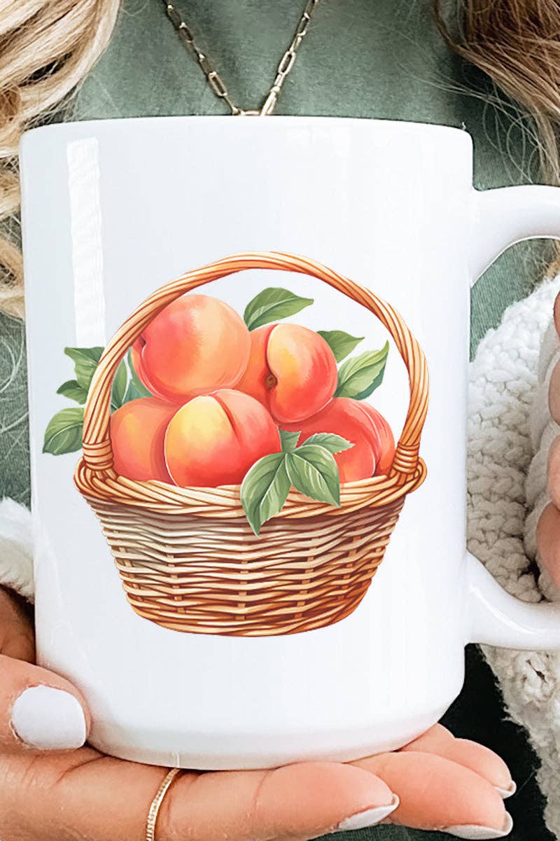 Wholesale Accessory Market - Wholesale Coffee Mug - Peach Pickin' Ceramic Mug0
