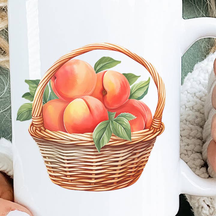 Wholesale Accessory Market - Wholesale Coffee Mug - Peach Pickin' Ceramic Mug