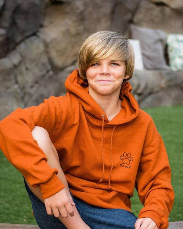 PAWZ - Wholesale Hoodie - Women's - Black Print Classic College Hoodie12