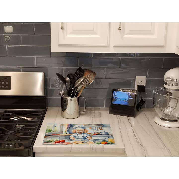 Planche à découper Poodle The Chef DAC6308 pour la vente par Caroline's Treasures