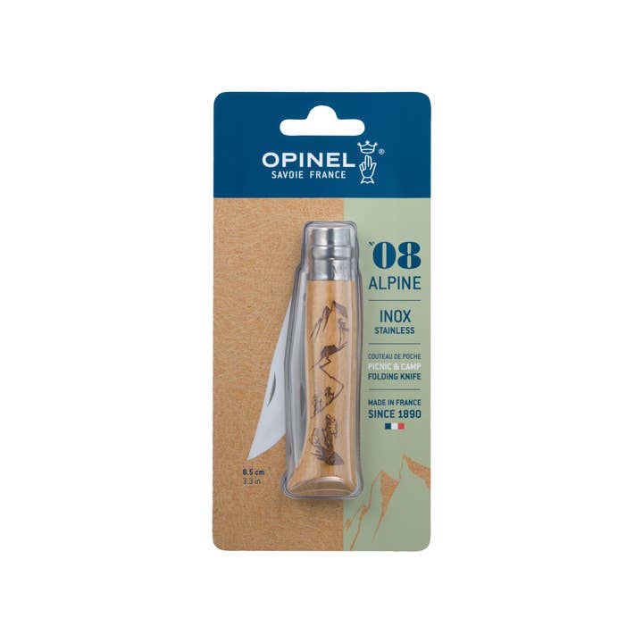 Opinel - Wholesale Pocket Knife/Holder - No.08 Alpine Adventures Folding Knife