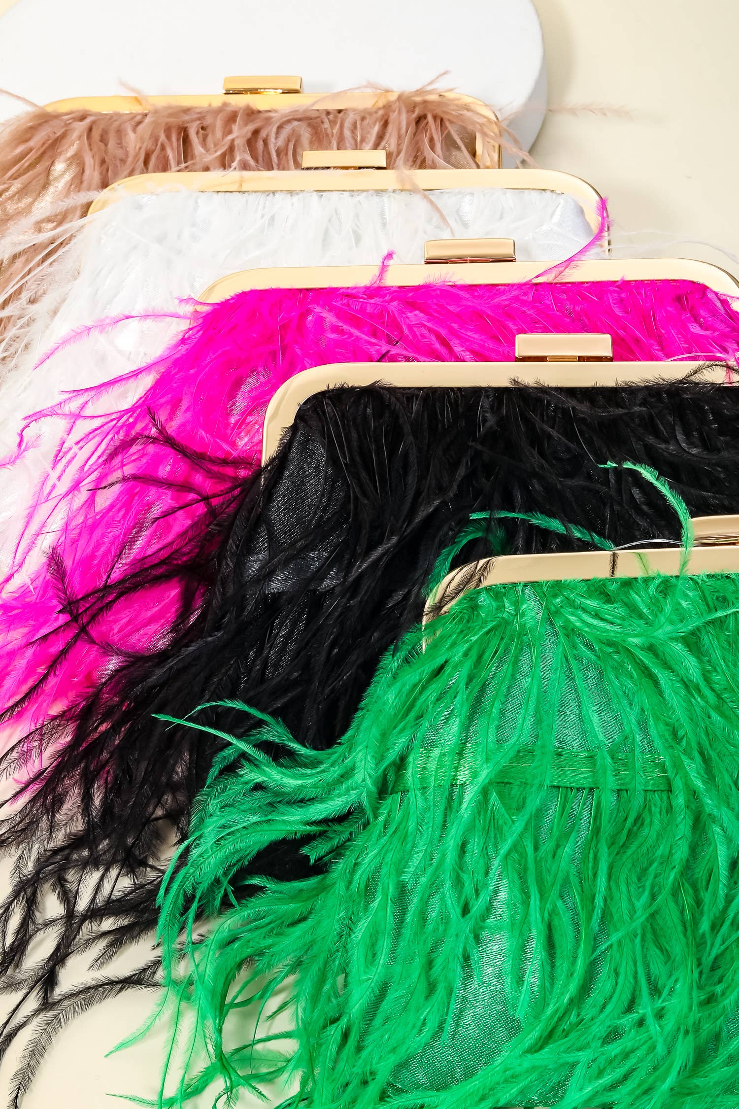 Anarchy Street - Wholesale Clutch Bag - Women's - Feather Fringe Clutch Bag8
