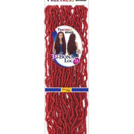 Majestic Wholesale - Wholesale Hair Extensions - Freetress Synthetic Pre Looped Crochet Braid 3X BONA LOC 24"17