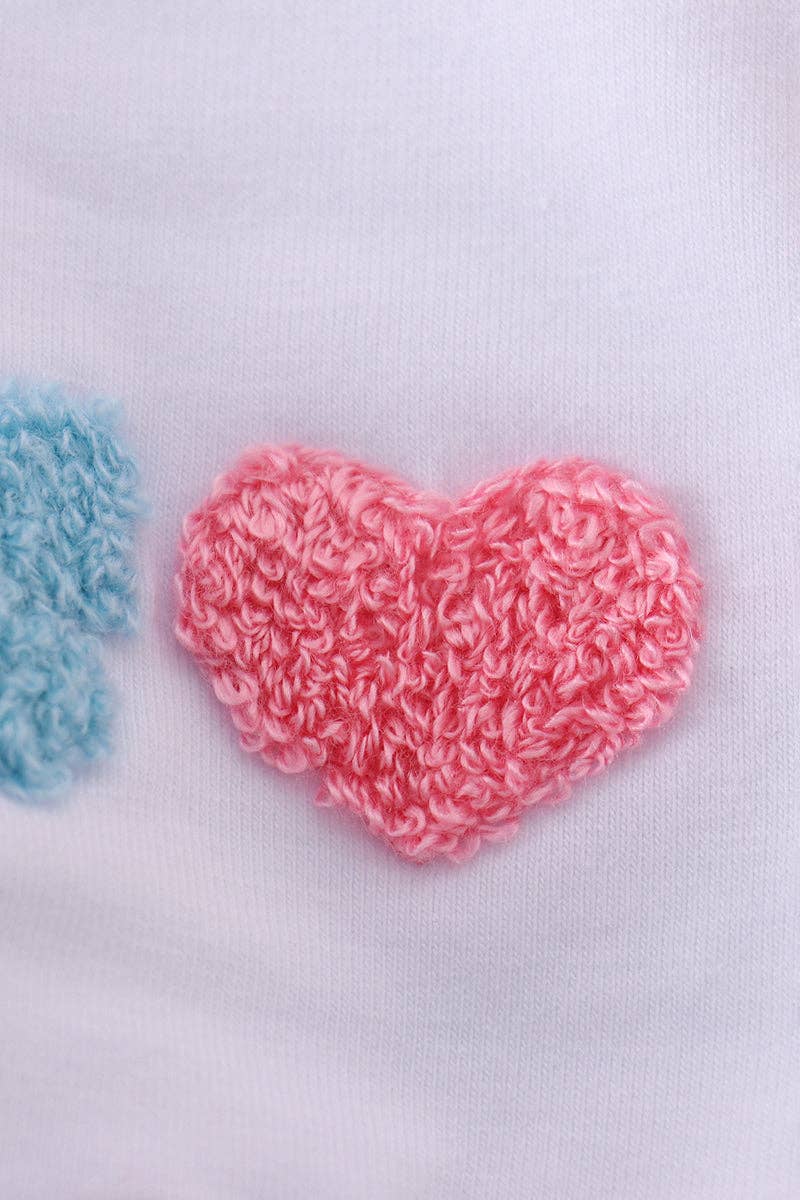 Mom & Co. - Vente Barboteuse – bébé - Barboteuse à volants avec broderie d'ours bleu2