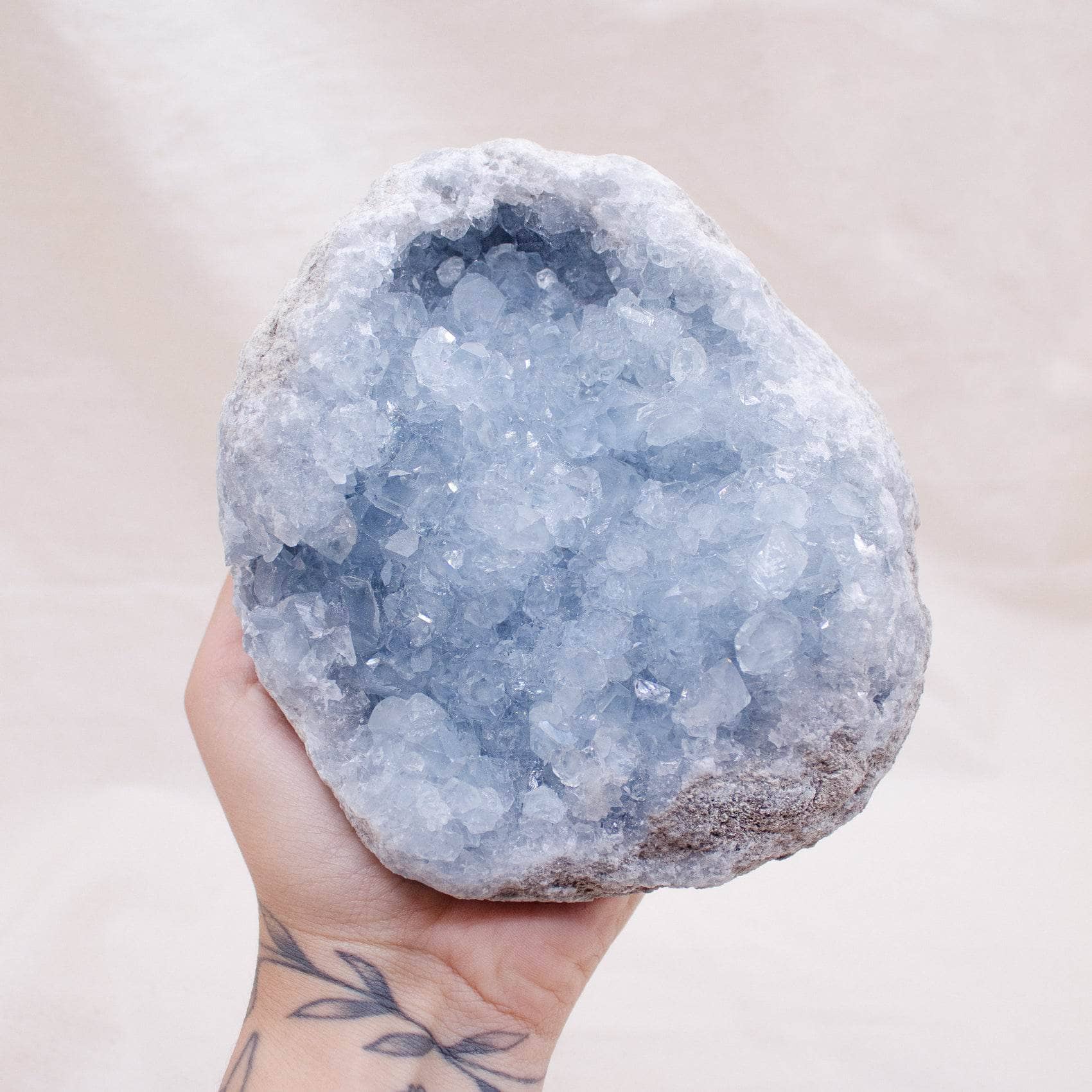 Tiny Rituals - Wholesale Spiritual Stone/Crystal - Celestine Geodes - AAA Premium Quality69