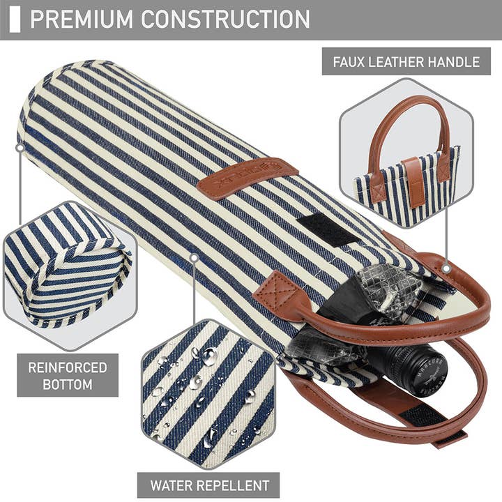 OPUX - Wholesale Wine tote - 1 Bottle Classic Wine Carrier Bag35