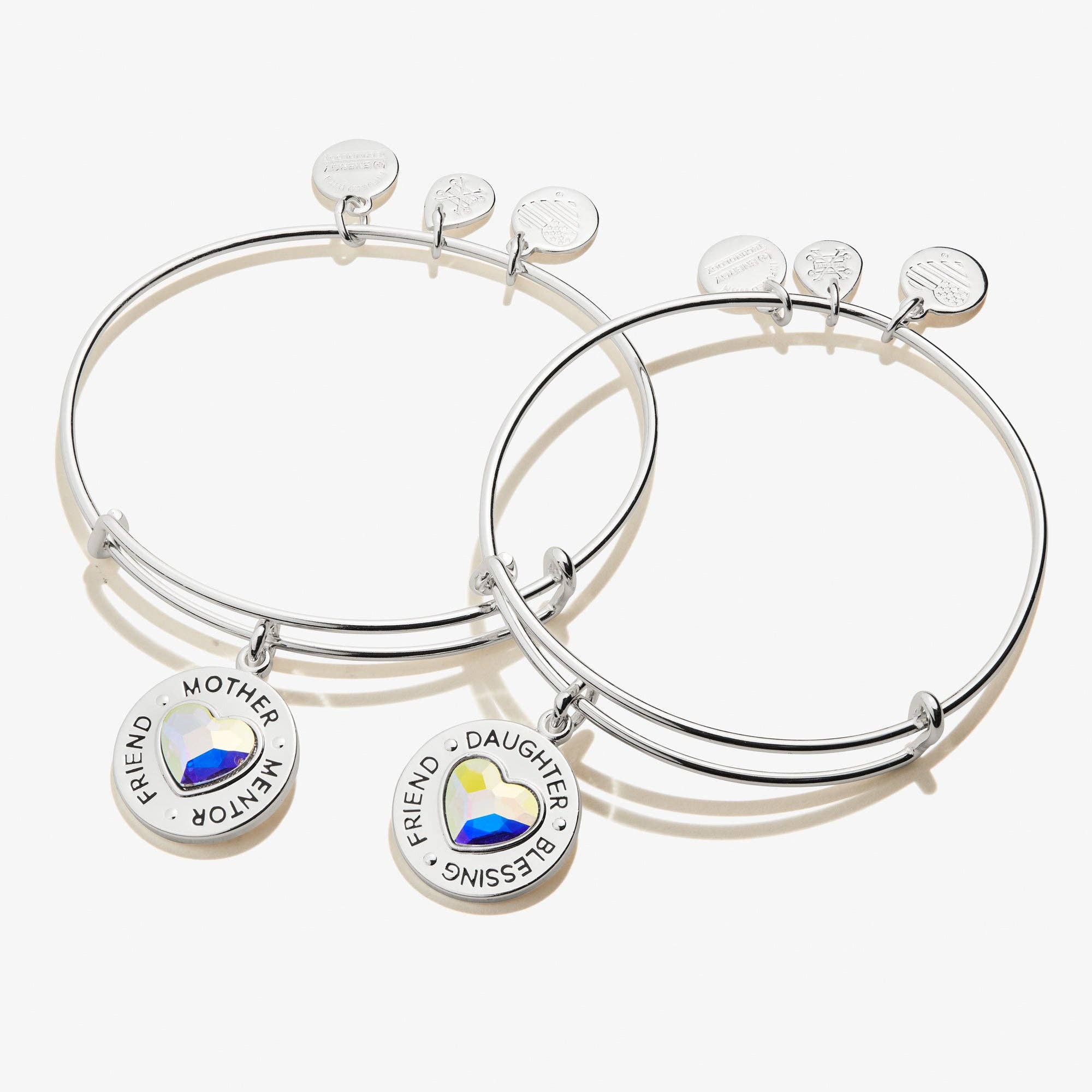 Alex and Ani - Wholesale Jewelry Set - Mother Daughter Charm Bangles, Set of 22
