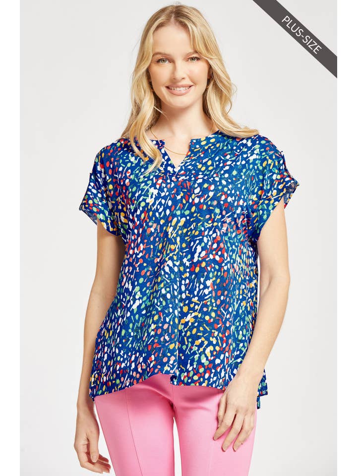 Royal Multi PLUS SIZE Lizzy Dolman Short Sleeve Wrinkle Free for wholesale on Faire