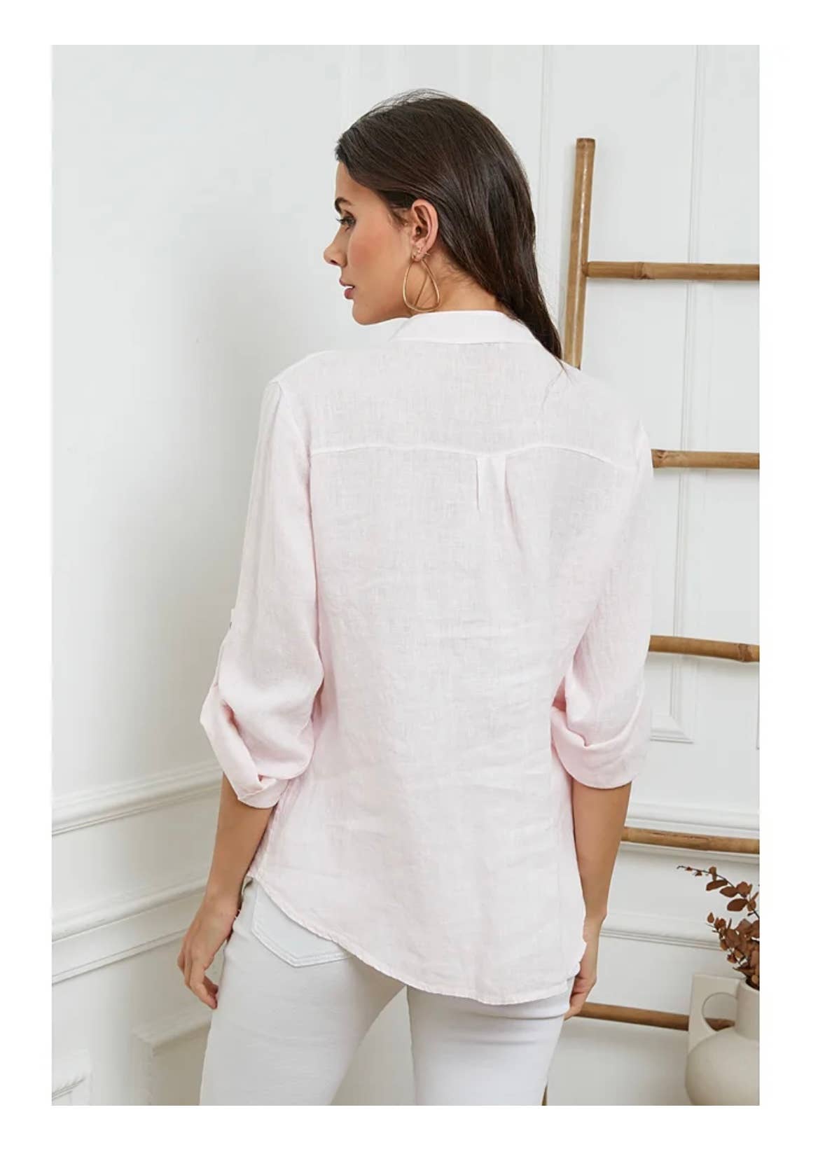 LÉA & LUC – wholesale Blus - Dam – Blus i 100 % linne REF. 664955